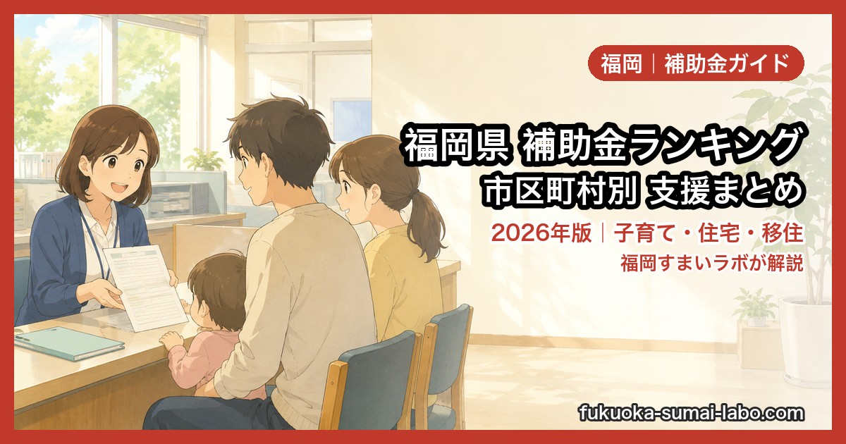 福岡県 市区町村別 補助金ランキング